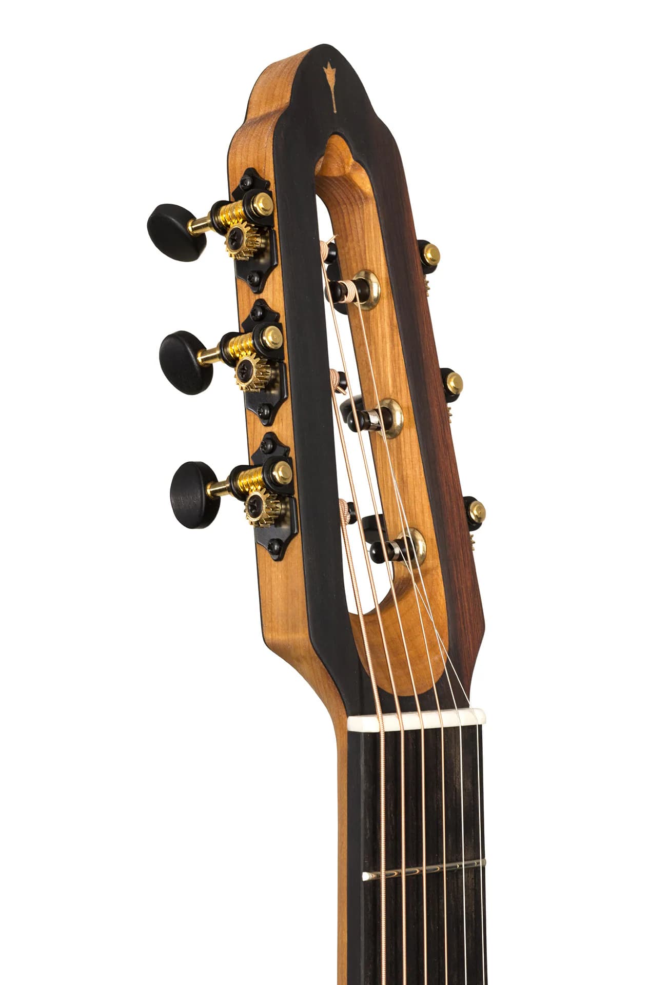 NOVA open headstock and neck geometry detail